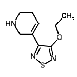 CAS#: 159059-10-6， 5-(4-Ethoxy-1,2,5-Thiadiazol-3-Yl)-1,2,3,6-Tetrahydropyridine