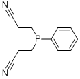 structure of CAS# 15909-92-9, 3,3'-(Phenylphosphinidene)Bis-Propanenitrile;3-(2-Cyanoethyl-Phenyl-Phosphanyl)Propanenitrile;3-(2-Cyanoethyl-Phenyl-Phosphanyl)Propionitrile;Zinc01590428