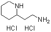 结构式 CAS# 15932-66-8, 2-(2-氨基乙基)哌啶二盐酸盐