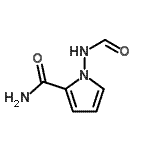 结构式 CAS# 159326-70-2, 1-甲酰氨基-1H-吡咯-2-甲酰胺