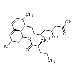 CAS#: 159345-66-1， (5R)-3,5-Dihydroxy-7-[(1S,2S,6S,8aR)-6-Hydroxy-2-Methyl-8-{[(2S)-2-Methylpentanoyl]Oxy}-1,2,6,7,8,8A-Hexahydro-1-Naphthalenyl]Heptanoic Acid