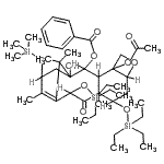 CAS#: 159383-93-4， 4-Acetoxy-1-hydroxy-9-oxo-7,10-bis[(triethylsilyl)oxy]-13-[(trimethylsilyl)oxy]-5,20-epoxytax-11-en-2-yl benzoate