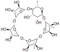 CAS#: 159495-25-7， Cyclo-Rhamnopentaose