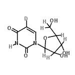 CAS#: 159496-16-9， 1-(<Sup>13</Sup>C<Sub>5</Sub>)Pentofuranosyl-2,4(1H,3H)-(5-<Sup>2</Sup>H)Pyrimidinedione