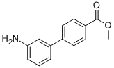structure of CAS# 159503-24-9, 3'-Amino-[1,1'-Biphenyl]-4-carboxylic Acid Methyl Ester;4'-AMINO-BIPHENYL-3-CARBOXYLIC ACID METHYL ESTER;3'-AMINOBIPHENYL-4-CARBOXYLIC ACID METHYL ESTER;METHYL 3'-AMINO[1,1'-BIPHENYL]-4-CARBOXYLATE