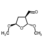 CAS#: 159551-33-4， (2R,3S,5R)-2,5-Dimethoxytetrahydro-3-Furancarbaldehyde