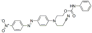 CAS#: 15958-27-7， 2-[(2-Cyanoethyl)[P-[(P-Nitrophenyl)Azo]Phenyl]Amino]Ethyl Carbanilate