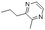 structure of CAS# 15986-80-8, 2-Methyl-3-n-Propylpyrazine;2-Methyl-3-Propyl-Pyrazine;3-Propyl-2-Methylpyrazine