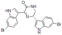CAS#: 160098-93-1， (5S)-3,5-Bis(6-Bromo-1H-Indol-3-Yl)-5,6-Dihydro-1H-Pyrazin-2-One