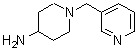structure of CAS# 160357-88-0, 1-(3-Pyridinylmethyl)-4-Piperidinamine;1-(3-pyridylmethyl)-4-piperidylamine;1-(pyridin-3-ylmethyl)piperidin-4-amine;1-(pyridin-3-ylmethyl)piperidin-4-amine dihydrochloride