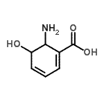CAS#: 160399-68-8， 6-Amino-5-Hydroxy-1,3-Cyclohexadiene-1-Carboxylic Acid