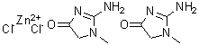 CAS#: 16045-72-0， Zinc Chloride - 2-Amino-1-Methyl-1,5-Dihydro-4H-Imidazol-4-One (1:2:2)
