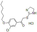 CAS#: 160518-38-7， 1-(3-Chloro-4-Hexoxyphenyl)-2-(4,5-Dihydro-1H-Imidazol-2-Ylsulfanyl)Ethanone Hydrochloride