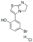 CAS#: 160518-43-4， 4-Bromo-2-(5,6-dihydroimidazo(2,1-b)thiazol-3-yl)phenol monohydrochloride