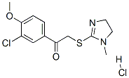 CAS#: 160518-45-6， 1-(3-Chloro-4-Methoxyphenyl)-2-[(1-Methyl-4,5-Dihydroimidazol-2-Yl)Sulfanyl]Ethanone Hydrochloride