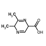 CAS#: 160532-38-7， 5,6-Dimethyl-2,5-Dihydro-2-Pyrazinecarboxylic Acid