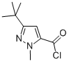 structure of CAS# 160842-62-6, 3-(1,1-Dimethylethyl)-1-Methyl-1H-Pyrazole-5-Carbonylchloride;1H-Pyrazole-5-Carbonyl Chloride, 3-(1,1-Dimethylethyl)-1-Methyl- (9CI);3-(TERT-BUTYL)-1-METHYL-1H-PYRAZOLE-5-CARBONYL CHLORIDE;3-(TERT-BUTYL)-1-METHYLPYRAZOLE-5-CARBONYL CHLORIDE