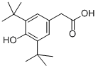 结构式 CAS# 1611-03-6, 3,5-二叔丁基-4-羟基-苯乙酸