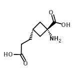 CAS#: 161181-75-5， cis-1-Amino-3-(2-Carboxyethyl)Cyclobutanecarboxylic Acid