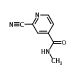 CAS#: 161233-98-3， 2-Cyano-N-Methylisonicotinamide