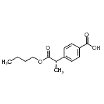 CAS#: 161262-15-3， 4-[(2S)-1-Butoxy-1-Oxo-2-Propanyl]Benzoic Acid