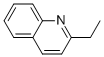 structure of CAS# 1613-34-9, 2-Ethylquinoline;Quinoline, 2-Ethyl-