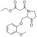 CAS#: 161364-66-5， Ethyl 3-[2-[(2-Methoxyphenoxy)Methyl]-1-Oxo-1,3-Thiazolidin-3-Yl]-3-Oxopropanoate