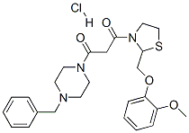 CAS#: 161364-74-5， 1-(4-Benzylpiperazin-1-Yl)-3-[2-[(2-Methoxyphenoxy)Methyl]-1,3-Thiazolidin-3-Yl]Propane-1,3-Dione Hydrochloride
