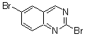 结构式 CAS# 161425-75-8, 2,6-二溴-喹唑啉