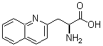 结构式 CAS# 161513-46-8, (alphaS)-alpha-氨基-2-喹啉丙酸