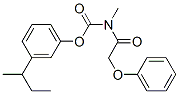 CAS#: 16156-66-4， Methyl(Phenoxyacetyl)Carbamic Acid 3-Sec-Butylphenyl Ester