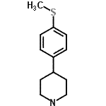 CAS 登录号：161609-97-8， 4-[4-(甲硫基)苯基]哌啶