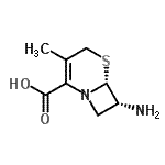CAS#: 161742-21-8， (6R,7R)-7-Amino-3-Methyl-5-Thia-1-Azabicyclo[4.2.0]Oct-2-Ene-2-Carboxylic Acid
