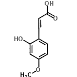 CAS#: 16202-50-9， 3-(2-Hydroxy-4-Methoxyphenyl)Acrylic Acid