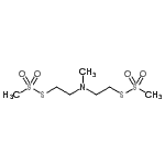 CAS#: 16216-82-3， S,S'-[(Methylimino)di-2,1-ethanediyl] dimethanesulfonothioate