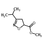 CAS#: 162218-92-0， Methyl 3-Isopropyl-4,5-Dihydro-1,2-Oxazole-5-Carboxylate