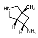 CAS#: 162301-27-1， (1R,5S,6S)-1-Methyl-3-Azabicyclo[3.2.0]Heptan-6-Amine