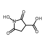CAS#: 162369-86-0， 1-Hydroxy-2,5-Dioxo-3-Pyrrolidinecarboxylic Acid