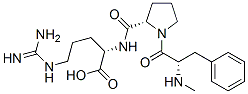 CAS 登录号：162435-91-8， (2S)-5-(二氨基亚甲基氨基)-2-[[(2S)-1-[(2S)-2-甲基氨基-3-苯基丙酰基]吡咯烷-2-羰基]氨基]戊酸
