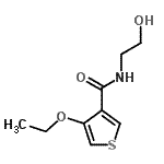 CAS#: 162469-48-9， 4-Ethoxy-N-(2-Hydroxyethyl)-3-Thiophenecarboxamide