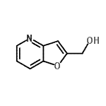 structure of CAS# 162537-61-3, Furo[4,5-b]Pyridin-2-Ylmethanol;Furo[3,2-b]pyridin-2-ylmethanol;MFCD11857747