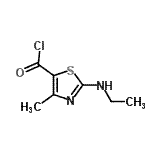 CAS#: 162651-15-2， 2-(Ethylamino)-4-Methyl-1,3-Thiazole-5-Carbonyl Chloride