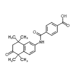 CAS#: 162661-91-8， 4-[(5,5,8,8-Tetramethyl-6-Oxo-5,6,7,8-Tetrahydro-2-Naphthalenyl)Carbamoyl]Benzoic Acid