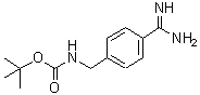 结构式 CAS# 162696-15-3, (4-甲脒基苄基)氨基甲酸叔丁酯