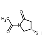 CAS#: 162753-53-9， (4S)-1-Acetyl-4-Sulfanyl-2-Pyrrolidinone