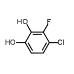 CAS#: 162757-53-1， 4-Chloro-3-Fluoro-1,2-Benzenediol