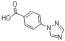 结构式 CAS# 162848-16-0, 4-(1H-1,2,4-三唑-1-基)-苯甲酸