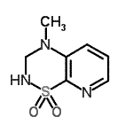 CAS#: 163137-04-0， 4-Methyl-3,4-Dihydro-2H-Pyrido[3,2-e][1,2,4]Thiadiazine 1,1-Dioxide