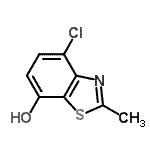 CAS#: 163299-46-5， 4-Chloro-2-Methyl-1,3-Benzothiazol-7-Ol