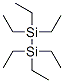 structure of CAS# 1633-09-6, Hexaethyldisilane;Triethyl-Triethylsilyl-Silane;1,1,1,2,2,2-Hexaethyldisilane;Disilane, Hexaethyl-